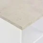 Mesa alta de bar blanco y gris hormigón 60x60x110 cm by , Kitchen and dining tables - Ref: Foro24-280208, Price: 74,25 €, Dis...