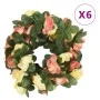 Weihnachtsblumenkränze 6 Stück in Sonnenuntergangsrot 250 cm von , Kronen und Girlanden - Ref: Foro24-359041, Preis: 17,04 €,...