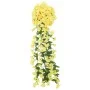Guirnaldas de flores de Navidad 3 uds amarillo 85 cm by , Crowns and garlands - Ref: Foro24-359048, Price: 17,56 €, Discount: %