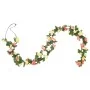 Guirnaldas de flores de Navidad 6 uds rojo atardecer 250 cm by , Crowns and garlands - Ref: Foro24-359041, Price: 17,04 €, Di...