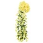 Guirnaldas de flores de Navidad 3 uds amarillo 85 cm by , Crowns and garlands - Ref: Foro24-359048, Price: 17,56 €, Discount: %
