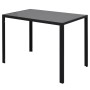 Schwarz-weißes 7-teiliges Esstischset von vidaXL, Möbelsets für Küchen und Esszimmer - Ref: Foro24-242988, Preis: 280,08 €, R...