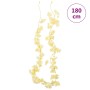 Guirnaldas de flores de Navidad 6 uds champagne 180 cm by , Crowns and garlands - Ref: Foro24-359055, Price: 17,76 €, Discoun...