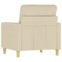 Sillón de tela color crema 60 cm by , Sofas - Ref: Foro24-359221, Price: 154,12 €, Discount: %