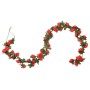 Weihnachtsblumenkränze 6 Stück rot 240 cm von , Kronen und Girlanden - Ref: Foro24-359069, Preis: 13,66 €, Rabatt: %
