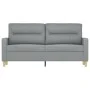 Zweiplätziges Sofa aus hellgrauem Stoff, 140 cm. von , Sofas - Ref: Foro24-359235, Preis: 224,81 €, Rabatt: %