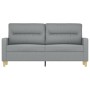 Zweiplätziges Sofa aus hellgrauem Stoff, 140 cm. von , Sofas - Ref: Foro24-359235, Preis: 209,55 €, Rabatt: %