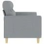Zweiplätziges Sofa aus hellgrauem Stoff, 140 cm. von , Sofas - Ref: Foro24-359235, Preis: 224,81 €, Rabatt: %