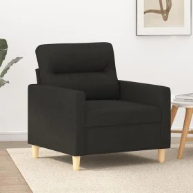 Schwarzer Stoffsessel, 60 cm. von , Sofas - Ref: Foro24-359223, Preis: 143,40 €, Rabatt: %