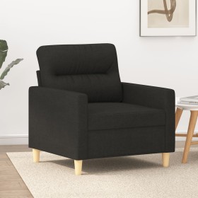 Sillón de tela negro 60 cm by , Sofas - Ref: Foro24-359223, Price: 145,56 €, Discount: %