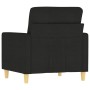 Sillón de tela negro 60 cm de , Sofás - Ref: Foro24-359223, Precio: 145,56 €, Descuento: %