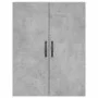 Aparador alto madera contrachapada gris hormigón 69,5x34x180 cm by , Sideboards - Ref: Foro24-3198109, Price: 167,79 €, Disco...
