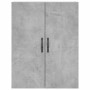 Aparador alto madera contrachapada gris hormigón 69,5x34x180 cm by , Sideboards - Ref: Foro24-3198109, Price: 169,96 €, Disco...