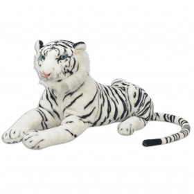 XXL weißer Stofftiger von vidaXL, Stofftiere - Ref: Foro24-80164, Preis: 95,28 €, Rabatt: %