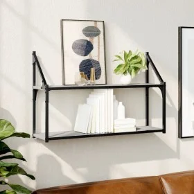 Wandregal aus grauer Sonoma-Ingenieurholz 80x21x51 cm von , Regale und Regale - Ref: Foro24-835467, Preis: 31,21 €, Rabatt: %