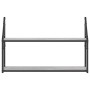 Estantería de pared madera ingeniería gris Sonoma 80x21x51 cm by , Shelves and shelves - Ref: Foro24-835467, Price: 31,63 €, ...