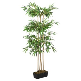 Árbol de bambú artificial con 380 hojas verde 80 cm