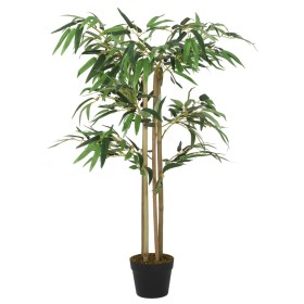 Árbol de bambú artificial con 380 hojas verde 80 cm