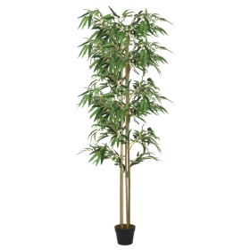 Árbol de bambú artificial con 988 hojas verde 150 cm