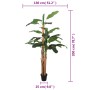 Árbol de plátano artificial 22 hojas verde 200 cm by , artificial flora - Ref: Foro24-359003, Price: 109,88 €, Discount: %
