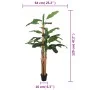 Árbol de plátano artificial 18 hojas verde 150 cm by , artificial flora - Ref: Foro24-359001, Price: 88,35 €, Discount: %