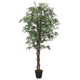 Arce artificial con 224 hojas verde 80 cm