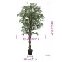 Arce artificial con 504 hojas verde 150 cm de , Flora artificial - Ref: Foro24-359022, Precio: 75,61 €, Descuento: %