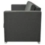 Dark gray fabric 3-seater sofa by , Sofas - Ref: Foro24-243584, Price: 397,64 €, Discount: %