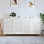 Schranktürlamellen 4 Stück Kiefernholz weiß 99,3x59,4 cm von , Schranktüren - Ref: Foro24-151177, Preis: 159,57 €, Rabatt: %