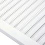 Puerta de armario lamas 4 uds madera pino blanco 99,3x59,4 cm