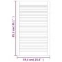 Schranktürlamellen 4 Stück Kiefernholz weiß 99,3x59,4 cm von , Schranktüren - Ref: Foro24-151177, Preis: 159,57 €, Rabatt: %