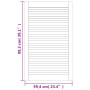 Schranktürlamellen 4 Stück Kiefernholz weiß 99,3x59,4 cm von , Schranktüren - Ref: Foro24-151177, Preis: 154,83 €, Rabatt: %