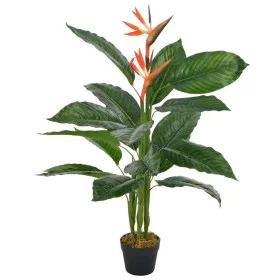 Artificial strelitzia plant with red pot 100 cm by , artificial flora - Ref: Foro24-280197, Price: 55,94 €, Discount: %