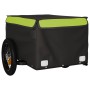 Fahrradanhänger aus schwarzem und grünem Eisen 30 kg von , Fahrradanhänger - Ref: Foro24-94081, Preis: 84,81 €, Rabatt: %