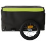 Fahrradanhänger aus schwarzem und grünem Eisen 30 kg von , Fahrradanhänger - Ref: Foro24-94081, Preis: 84,81 €, Rabatt: %