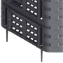 Compostador de jardín negro 93,3x93,3x113 cm 740 L de , Compostadores - Ref: Foro24-146277, Precio: 110,51 €, Descuento: %