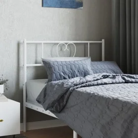 Kopfteil aus weißem Metall, 107 cm von , Kopf- und Fußteile - Ref: Foro24-355542, Preis: 28,93 €, Rabatt: %