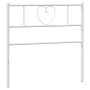 Kopfteil aus weißem Metall, 107 cm von , Kopf- und Fußteile - Ref: Foro24-355542, Preis: 29,38 €, Rabatt: %