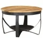 Mesa de centro de madera de mango rugosa Ø68x43 cm de , Mesas de centro - Ref: Foro24-320794, Precio: 142,44 €, Descuento: %