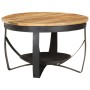 Mesa de centro de madera de mango rugosa Ø68x43 cm de , Mesas de centro - Ref: Foro24-320794, Precio: 146,41 €, Descuento: %