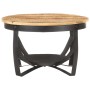 Mesa de centro de madera de mango rugosa Ø68x43 cm de , Mesas de centro - Ref: Foro24-320794, Precio: 146,41 €, Descuento: %