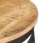 Rough mango wood coffee table Ø68x43 cm by , Coffee table - Ref: Foro24-320794, Price: 142,83 €, Discount: %