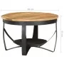 Mesa de centro de madera de mango rugosa Ø68x43 cm de , Mesas de centro - Ref: Foro24-320794, Precio: 142,44 €, Descuento: %