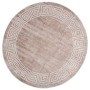 Beige rutschfester, waschbarer Teppich 120 cm von , Teppiche - Ref: Foro24-337945, Preis: 32,40 €, Rabatt: %