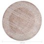 Beige rutschfester, waschbarer Teppich 120 cm von , Teppiche - Ref: Foro24-337945, Preis: 32,40 €, Rabatt: %