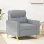 Light gray fabric armchair, 60 cm by , Sofas - Ref: Foro24-359219, Price: 140,26 €, Discount: %