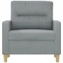 Light gray fabric armchair, 60 cm by , Sofas - Ref: Foro24-359219, Price: 140,26 €, Discount: %