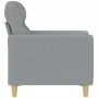 Light gray fabric armchair, 60 cm by , Sofas - Ref: Foro24-359219, Price: 140,26 €, Discount: %