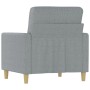 Sillón de tela gris claro 60 cm de , Sofás - Ref: Foro24-359219, Precio: 142,31 €, Descuento: %