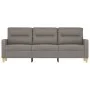 3-seater taupe gray fabric sofa, 180 cm by , Sofas - Ref: Foro24-359250, Price: 257,17 €, Discount: %